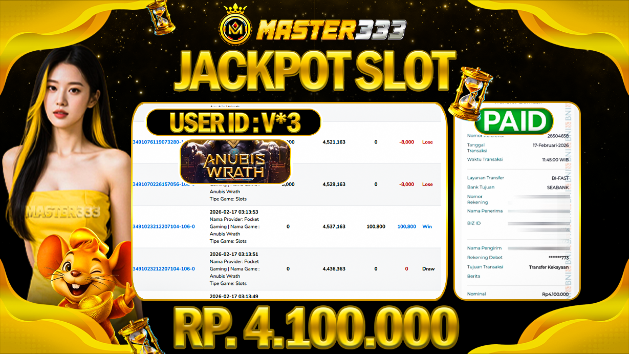 JACKPOT 4.100.000 JUTA DI PG SOFT GAMES ANUBIS WRATH SAH LUNAS