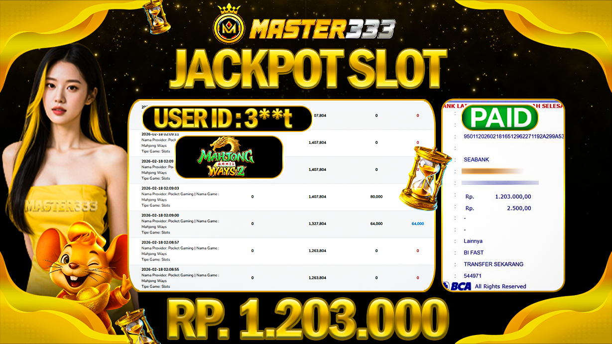 JACKPOT 1.203.000 JUTA DI PG SOFT GAMES MAHJONG WAYS 2 SAH LUNAS