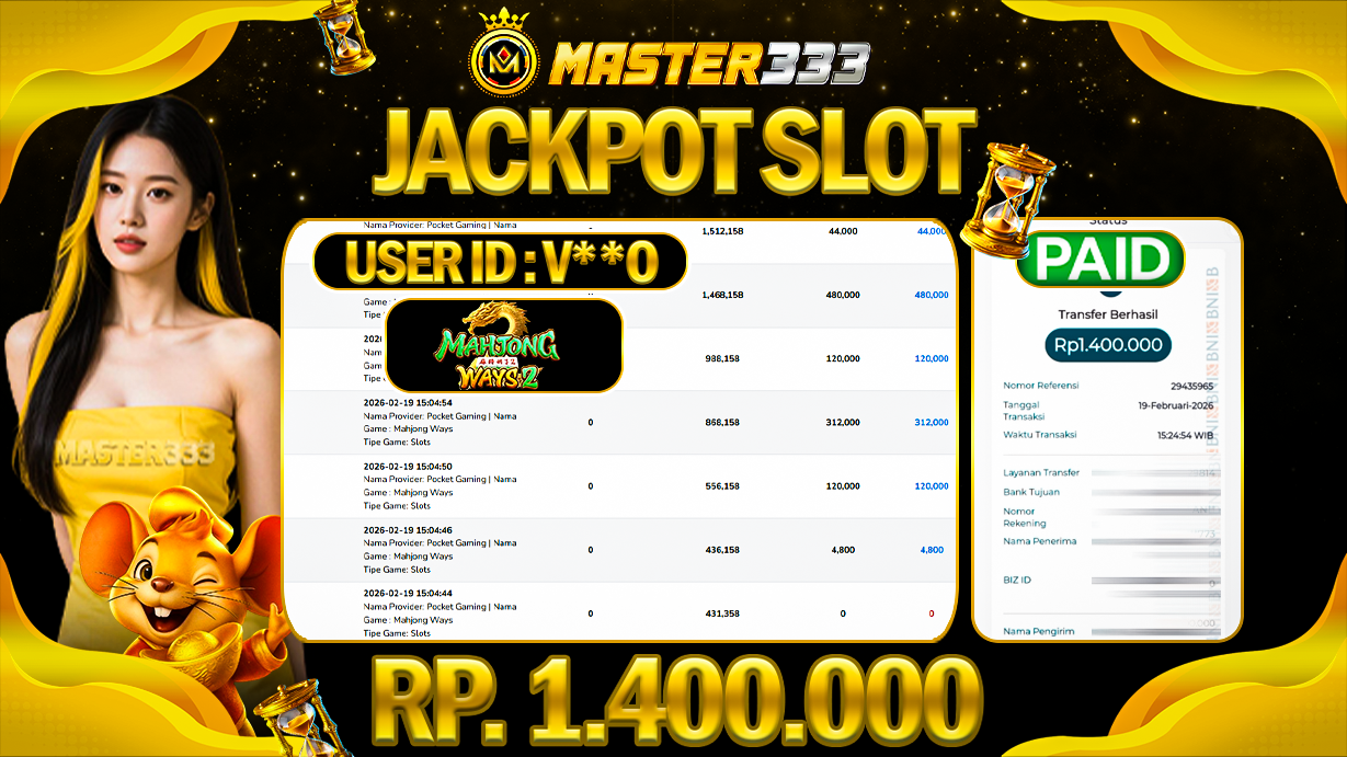 JACKPOT 1.400.000 JUTA DI POCKET GAMING SLOT GAMES MAHJONG WAYS 2 SAH LUNAS