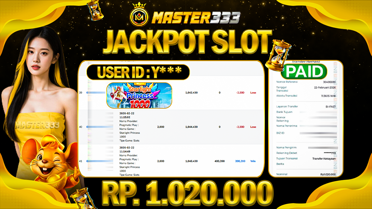 JACKPOT 1.020.000 JUTA DI PRAGMATIC PLAY SLOT GAMES STARLIGHT PRINCESS 1000 SAH LUNAS