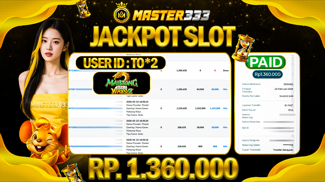 JACKPOT 1.360.000 JUTA DI POCKET GAMING SLOT GAMES MAHJONG WAYS 2 SAH LUNAS